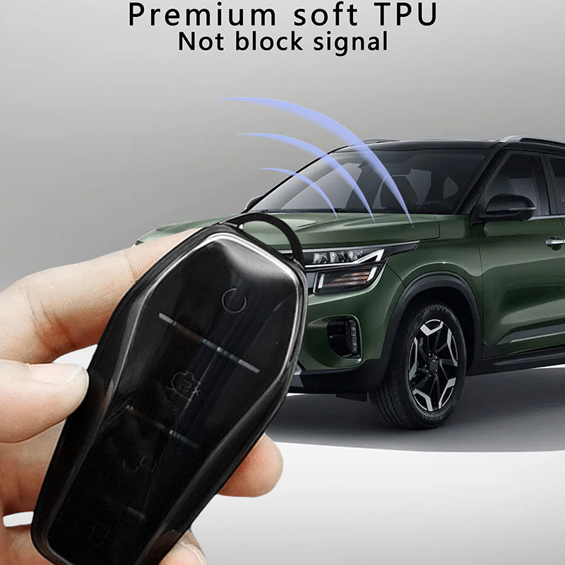 Premium TPU Car Key Fob Cover for Men Women Durable Remote Shell Protector