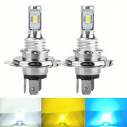 2pcs H4 9003 CSP LED Headlight Fog Bulbs High Low Beam 6000K White