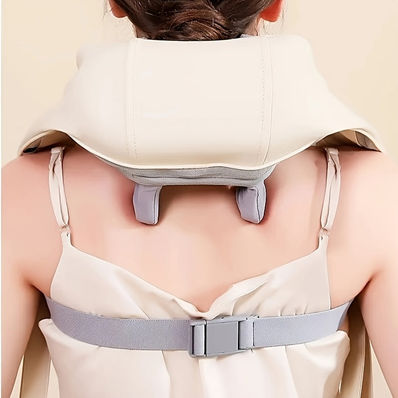 6D yelka va bo'yin massajchisi, USB quvvatlanadi, oila va do'stlar uchun ideal sog'liq sovg'asi, haqiqiy qo'l bilan massaj tajribasi, bo'yin va orqa massajchilari.