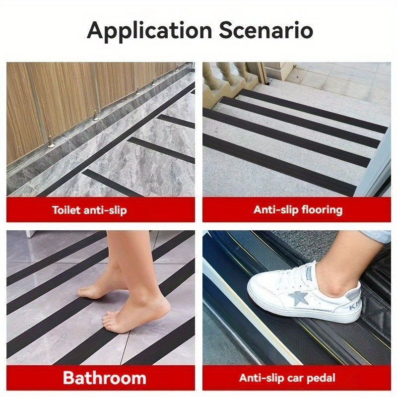 Self-Adhesive Rubber Shoe Sole Repair Tape Anti-Slip Noise Reduction Patch for Heels Sneakers