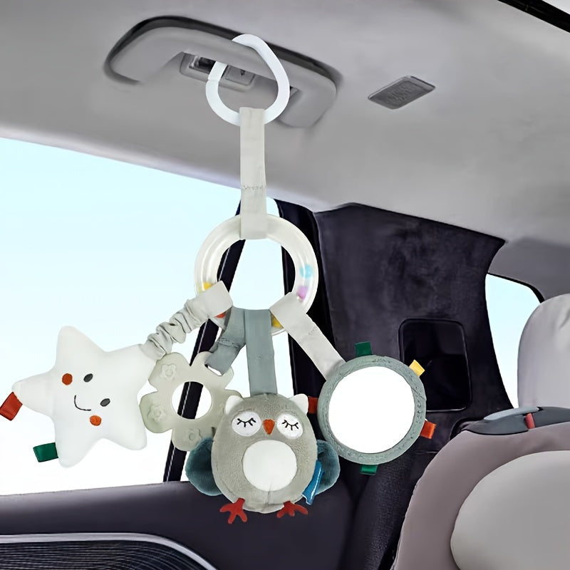 Kichkina bolalar uchun tinchlantiruvchi o'yinchoqlar, osilgan yotqizish uchun yumshoq figuralar, chayqalayotgan tovushlar