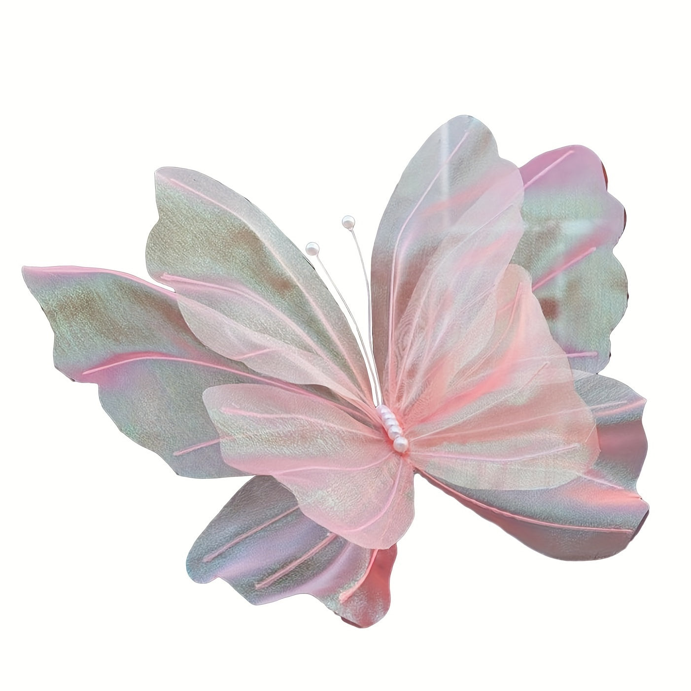 Large Silk Yarn Artificial Butterfly Wall Decor 50cm Freestanding Wedding Room Decoration