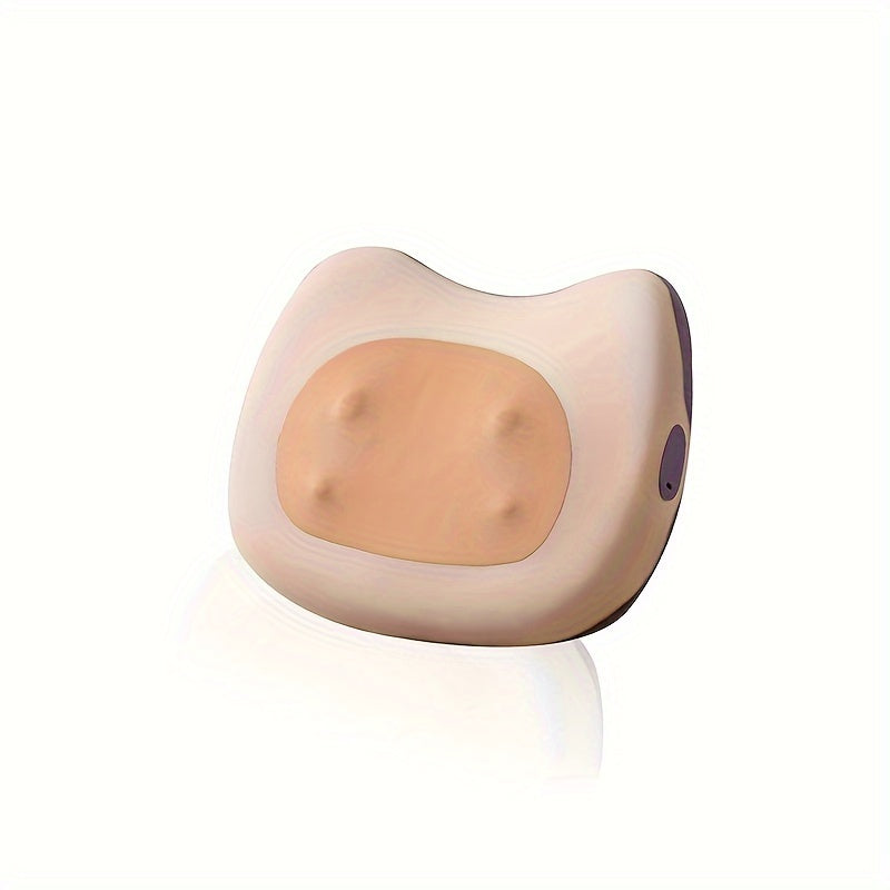 All-in-One Lumbar Massage Pillow with Shoulder Neck Back Waist Kneading Memory Cotton