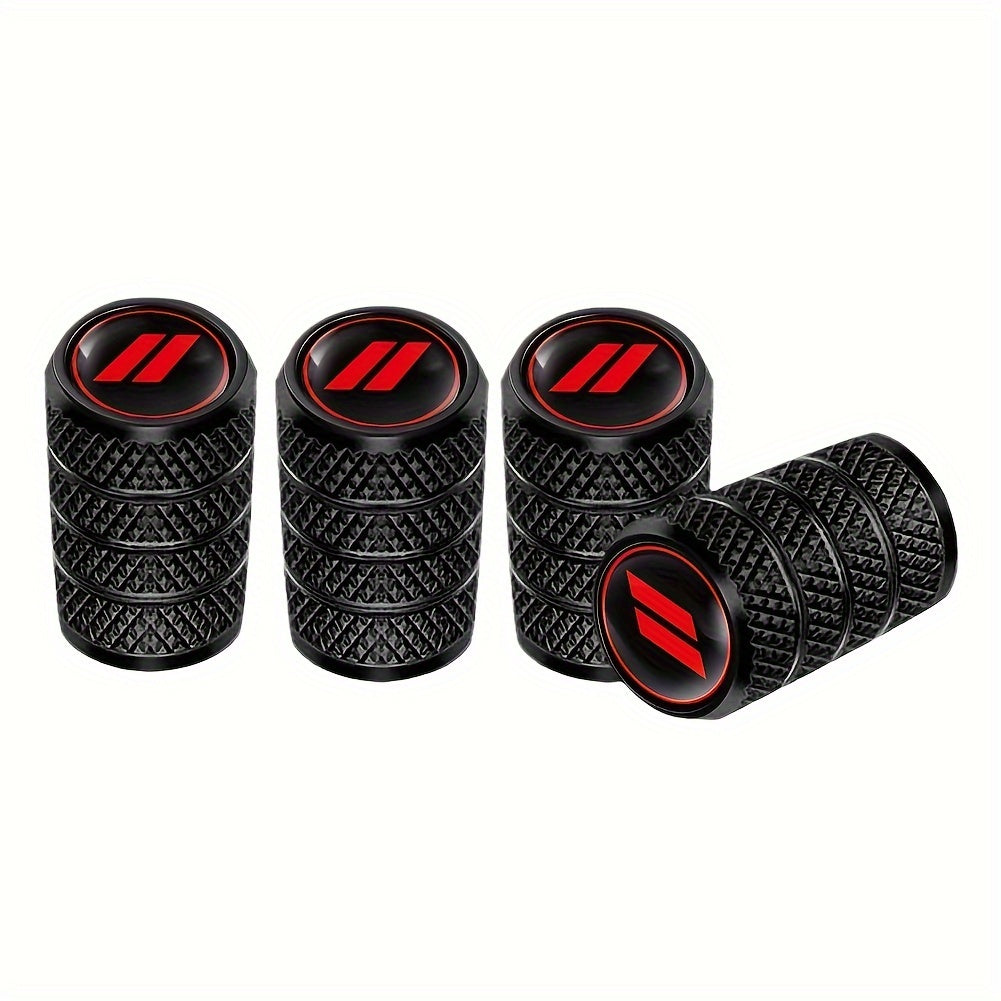 4pcs Universal Aluminum Alloy Car Tire Valve Caps Dust Cover Vehicle Accessory