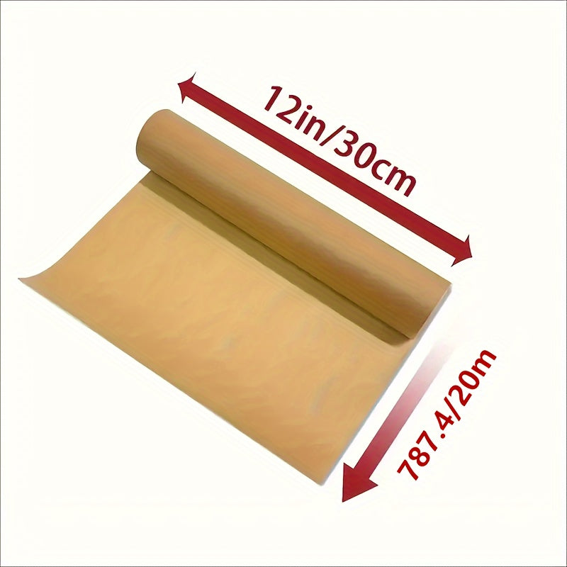 Non-stick baking paper roll for air fryers grills cooking waterproof greaseproof heat resistant