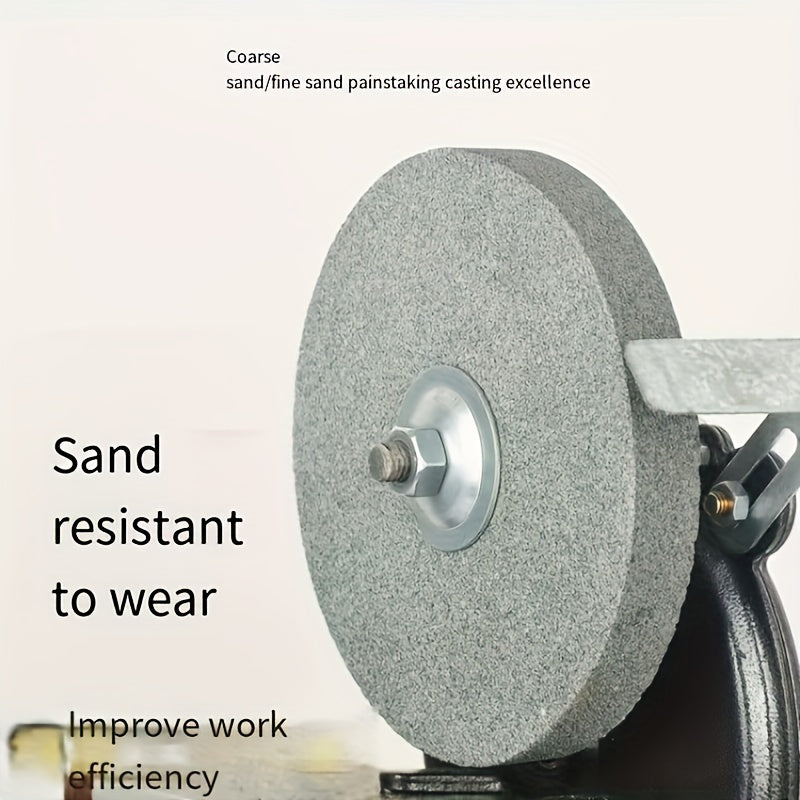 Manual Hand Crank Sharpener for Knives and Scissors, Dual Grit, Metal Construction