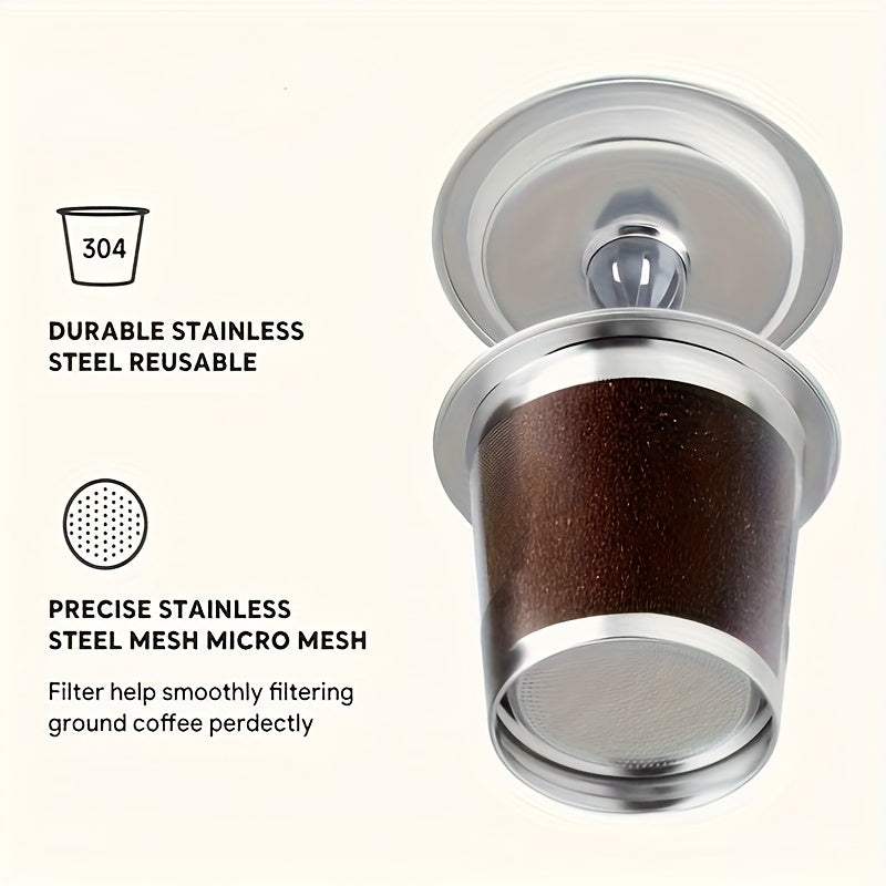 Reusable Stainless Steel Coffee Pod Filter for Keurig Single Serve Machines