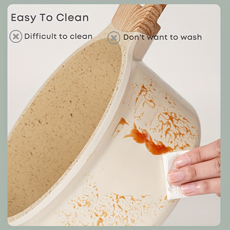 Кастрюля для супа с антипригарным покрытием и крышкой, совместима с индукцией, разные размеры