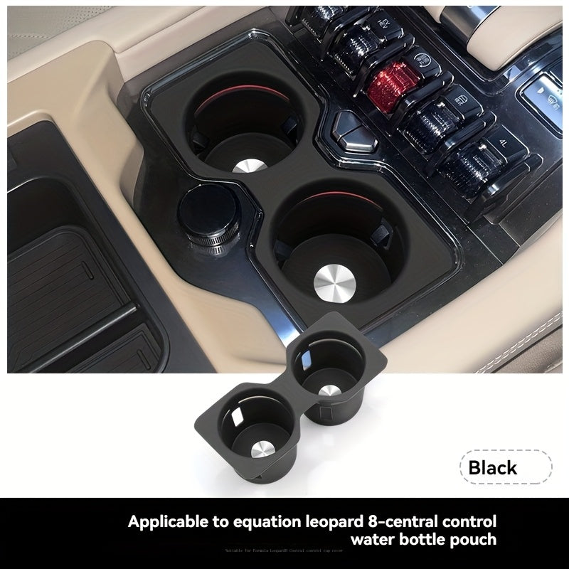 Central Car Cup Holder Storage Tray for SUVs Fixed Water Cup Filler Organizer