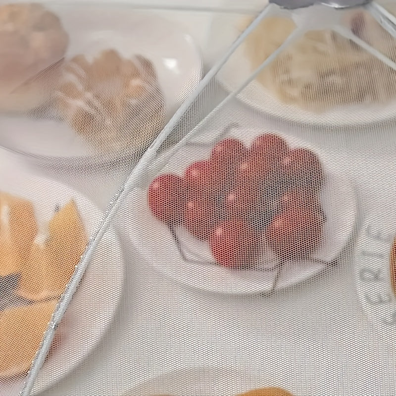 Adjustable Mesh Food Cover Foldable Reusable Dining Table Protector