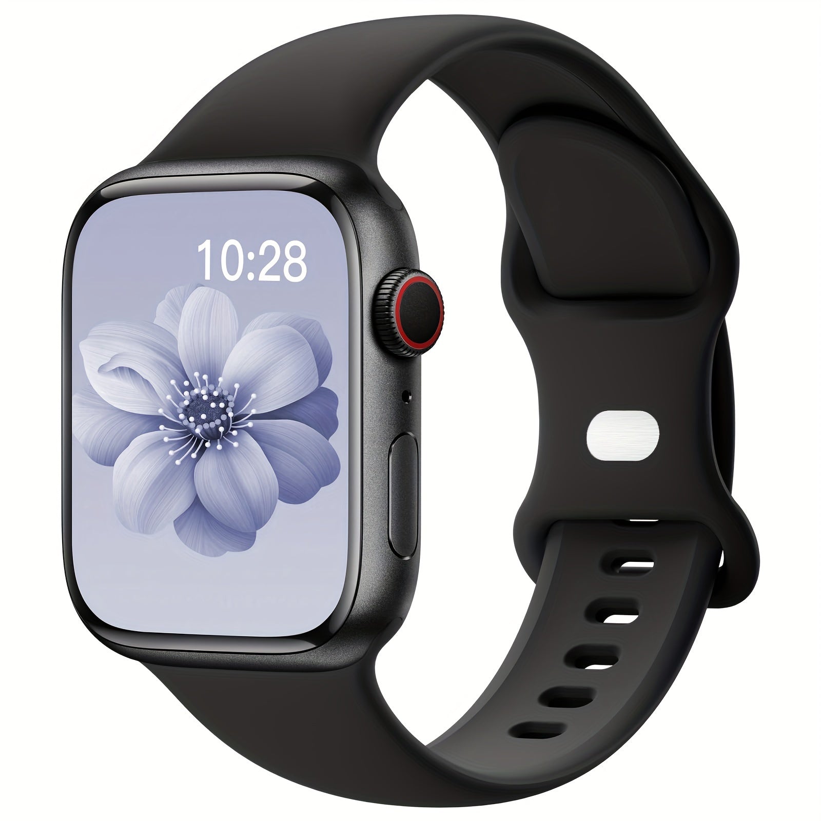 Banda de reloj deportivo de silicona resistente al agua para Apple Watch Series 1-9 y SE 40mm 44mm 45mm