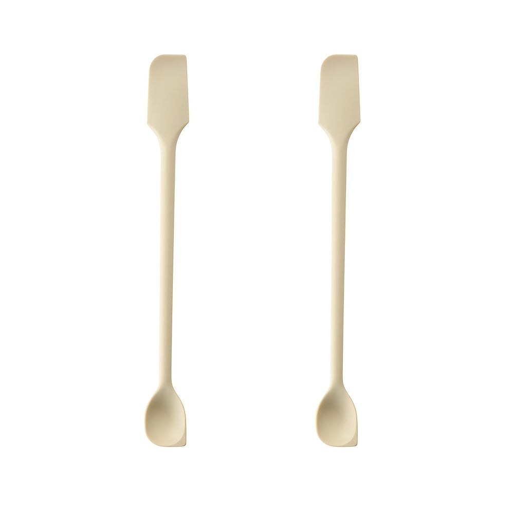 Stainless Steel Dual-Purpose Jam Scraper Spoon Kitchen Utensil
