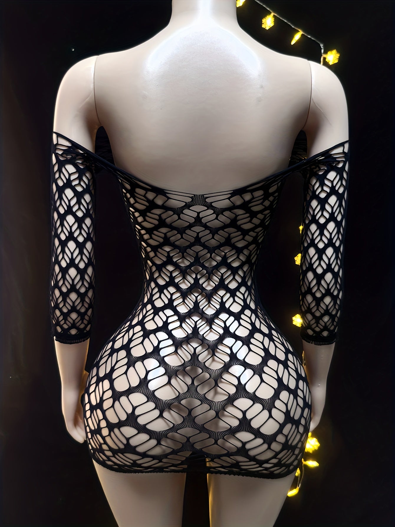 Sexy Long Sleeve Red Dress for Valentine's Day Hip Hugging Evening Wear