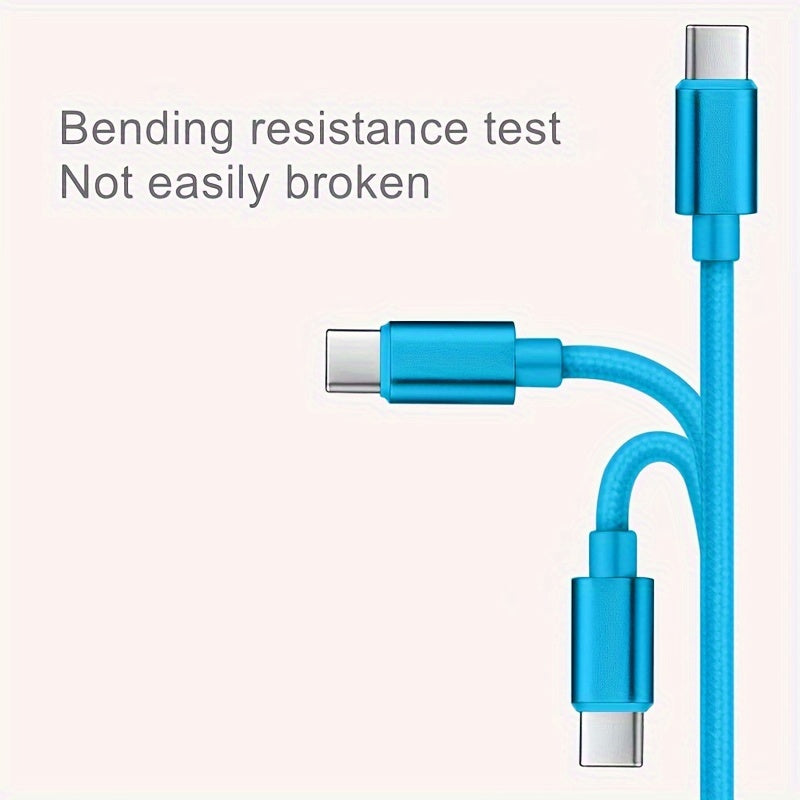 3-in-1 Nylon Braided USB Charging Cable for iPhone Micro USB Type-C Fast Data Sync