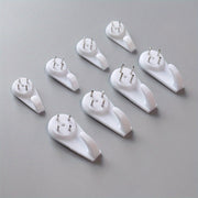 20-Pack Traceless Wall Hooks for Hanging Paintings and Photos with Frame Hooks