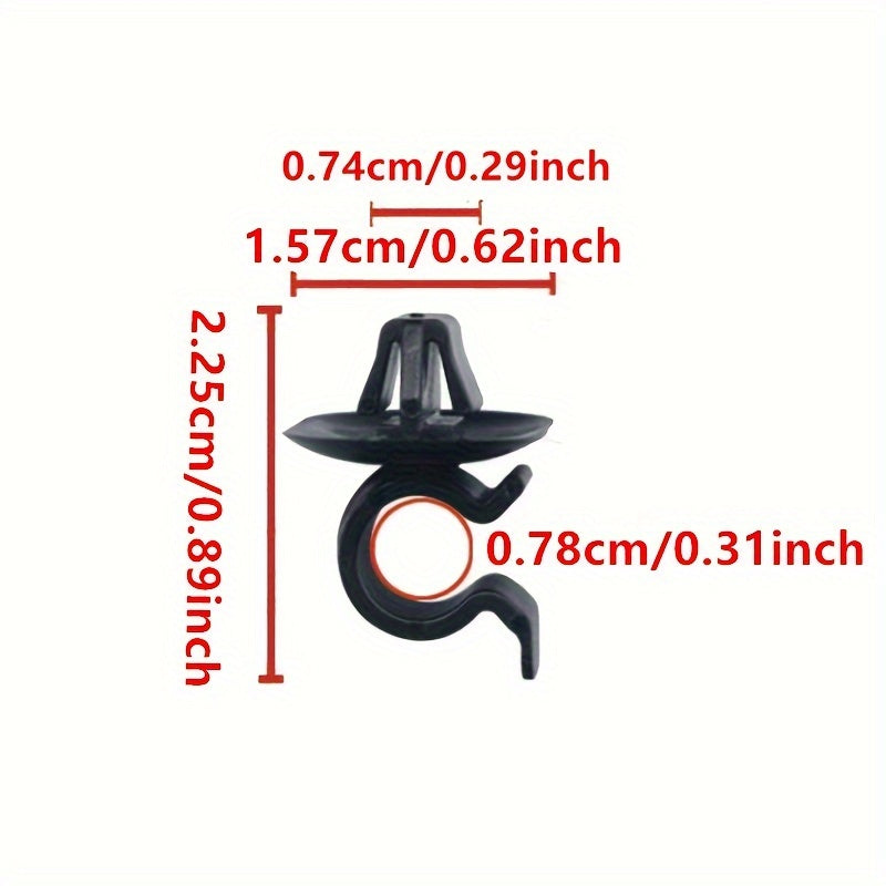 Set of 4 Car Hood Clip Supports for Vauxhall Opel Vivaro X83 2001–2014