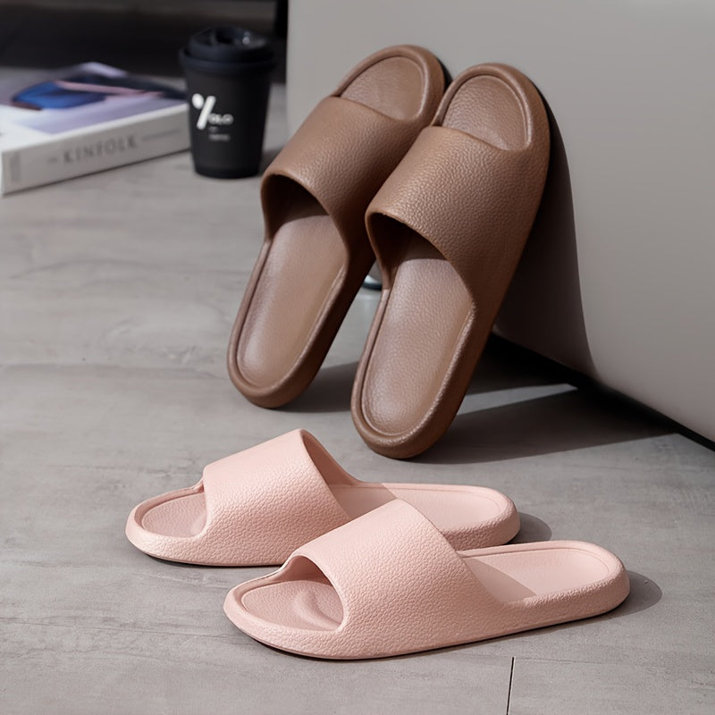 Women's EVA Slide Sandals Solid Color Open Toe Indoor Outdoor