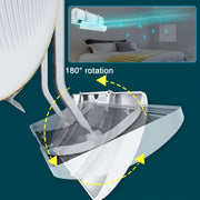 Adjustable 180° Rotating Air Conditioner Deflector for Home and Office Cool Indoor Airflow Plastic