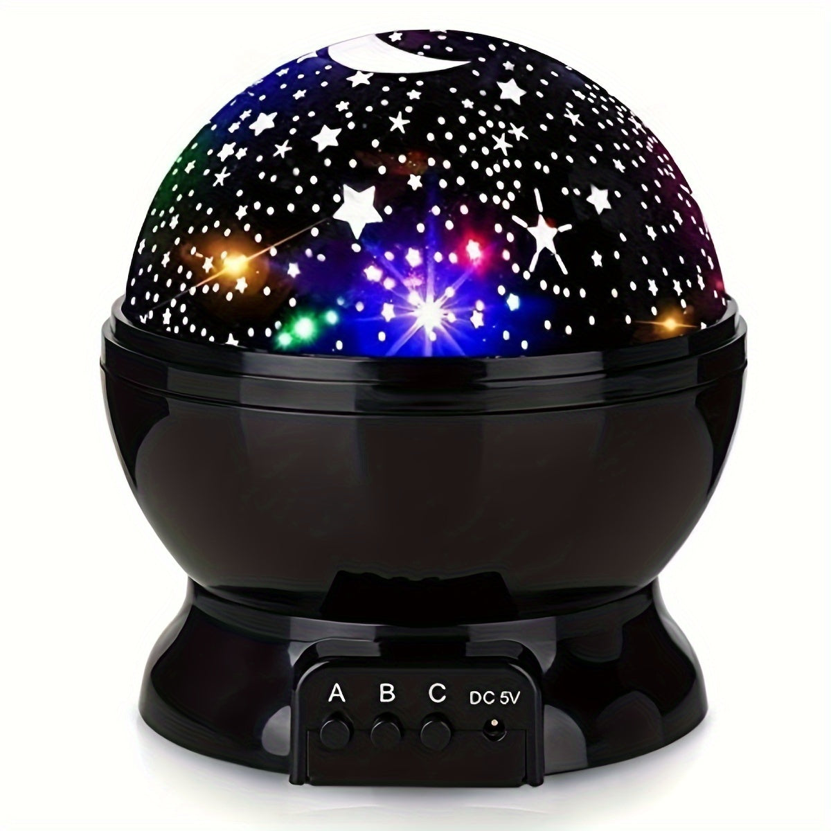 Colorful Rotating Starry Sky Projection Light for Romantic Bedroom Atmosphere