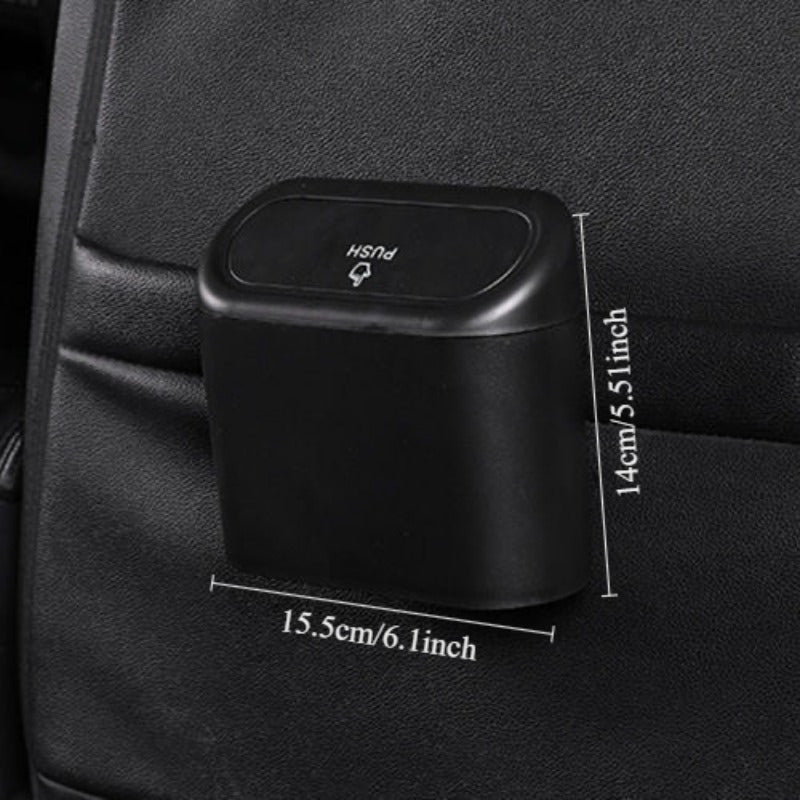 Universal Hanging Car Trash Can Durable PP Material Organizer Storage