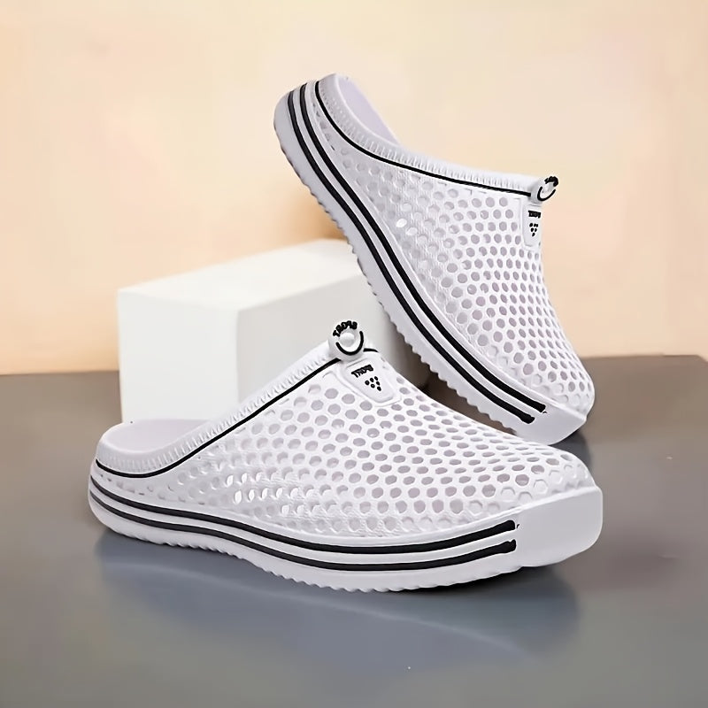 Women's Solid Color Clogs Casual Garden Slip-On Beach Shoes