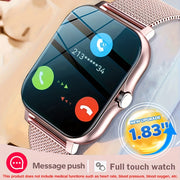 Smart Watch for Men and Women 4.65cm Wireless Calling Long Sitting Reminder USB Rechargeable