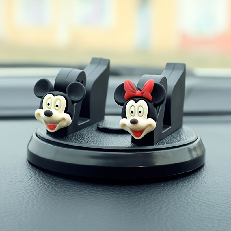 Car Phone Holder Rotatable Cartoon Design for Navigation Travel