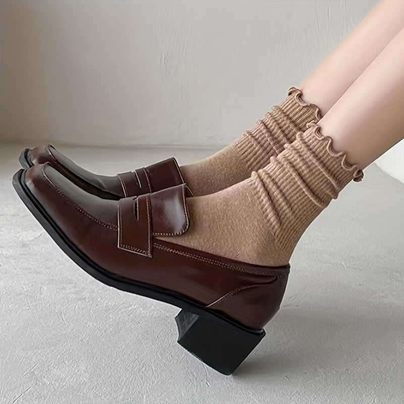 Women’s Lettuce Trim Short Socks 6 Pairs Breathable Comfortable Knit