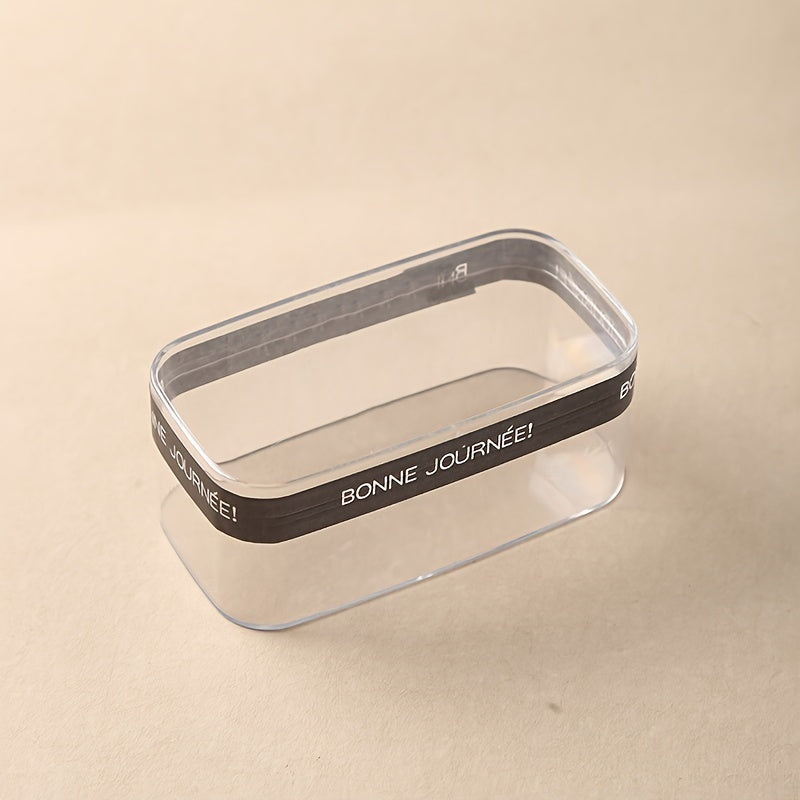 Набор из 10 прозрачных пластиковых контейнеров для десертов и тортов