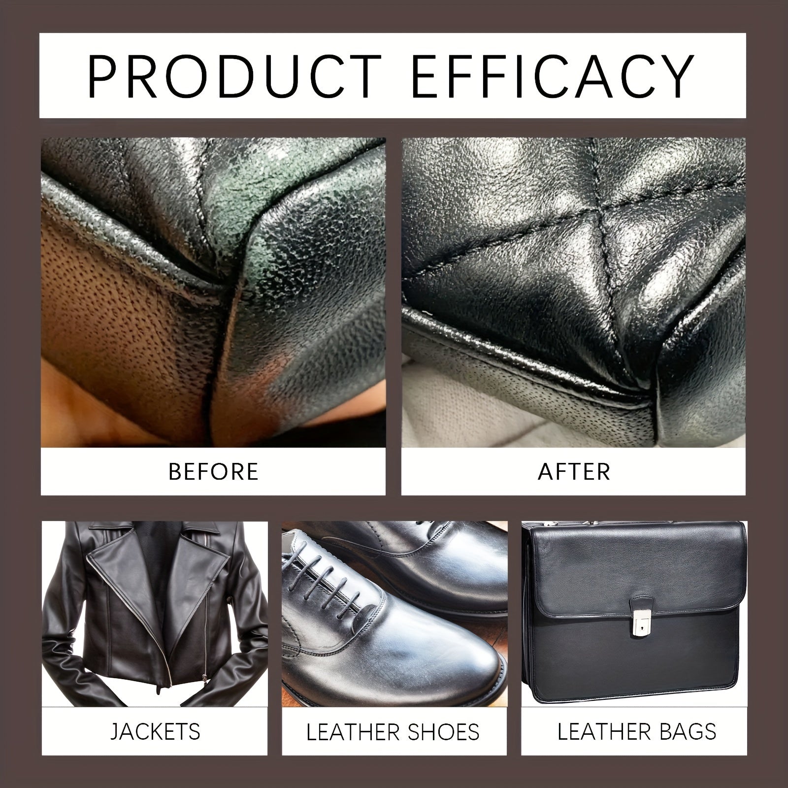 Crema de reparación para interior de coche y sofá en tonos marrón, pasta de restauración fácil de limpiar