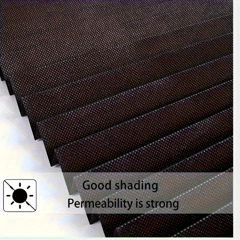 Cordless Blackout Window Shade Portable Temporary Blind for Home Office Black