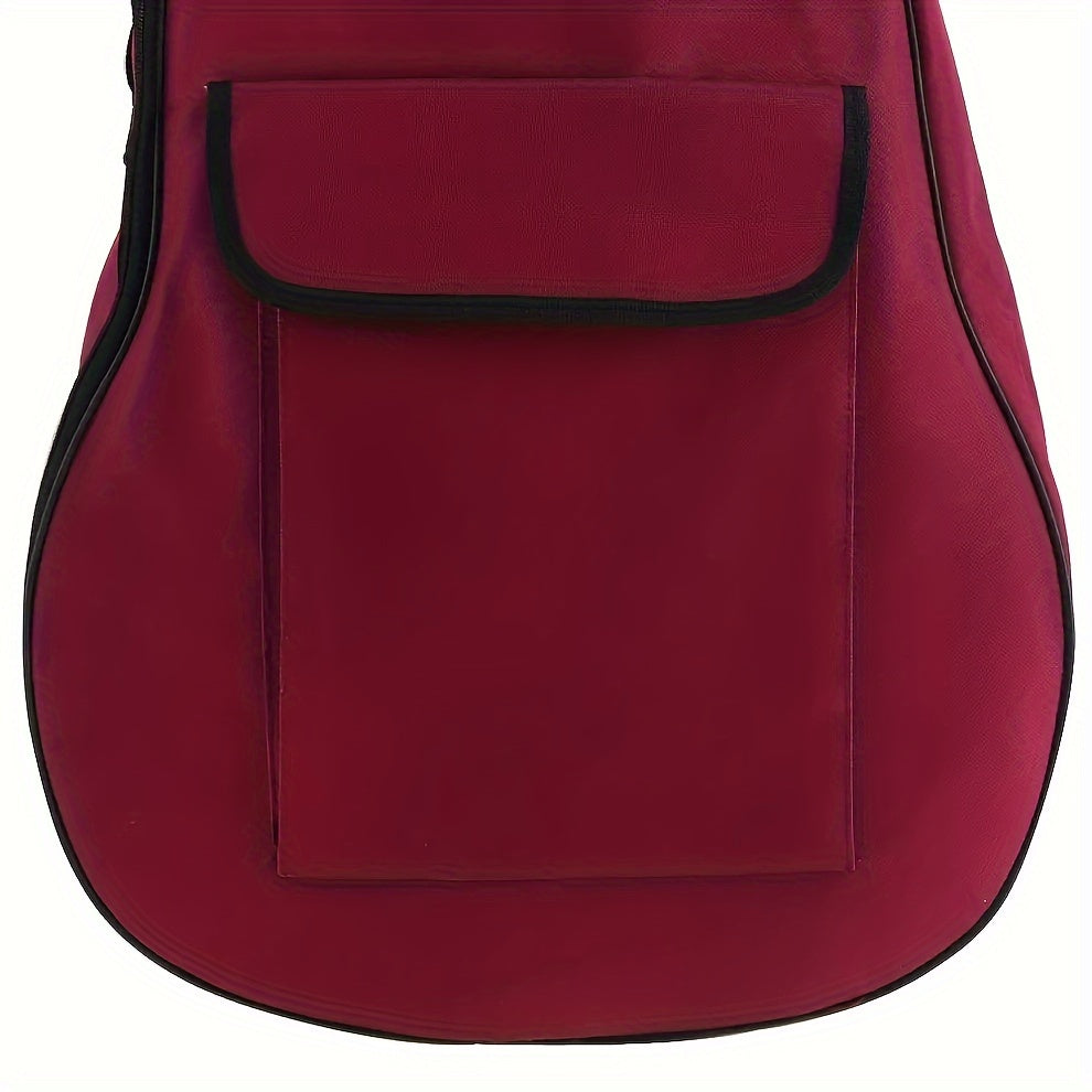 5.5mm Padded Waterproof Guitar Bag for 40/41 Inch Guitars with Adjustable Straps and Front Pocket