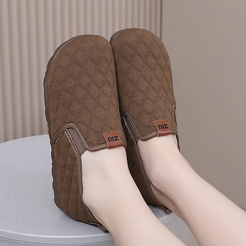 Women's Breathable Slip-On Casual Shoes Soft-Soled for Outdoor Use
