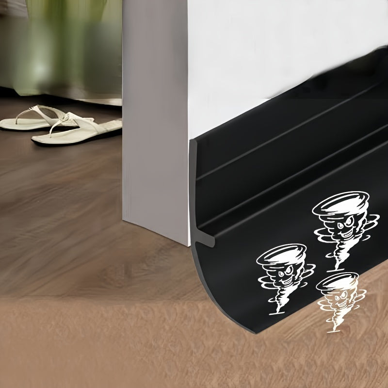 Self-Adhesive Door Seal Strip for Bathroom Glass and Wood Doors Soundproof Waterproof Dust Insect Protection