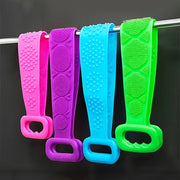 Silicone Bath Towel for Back Exfoliation Unscented Thermoplastic Rubber Men Women