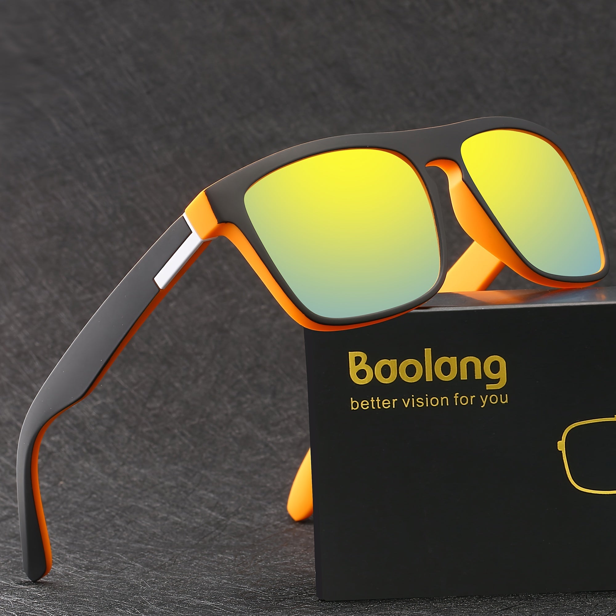 Unisex Square Polarized Sunglasses for Men and Women Casual Outdoor Sports Travel