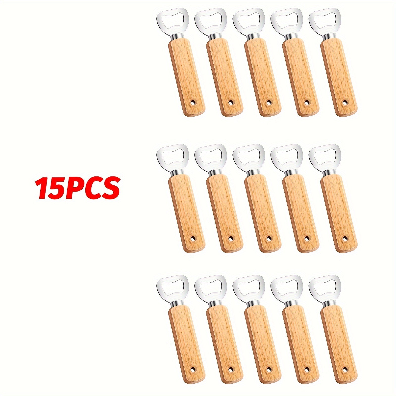 Personalized Wooden Bottle Opener for Holidays and Occasions Gift for Men