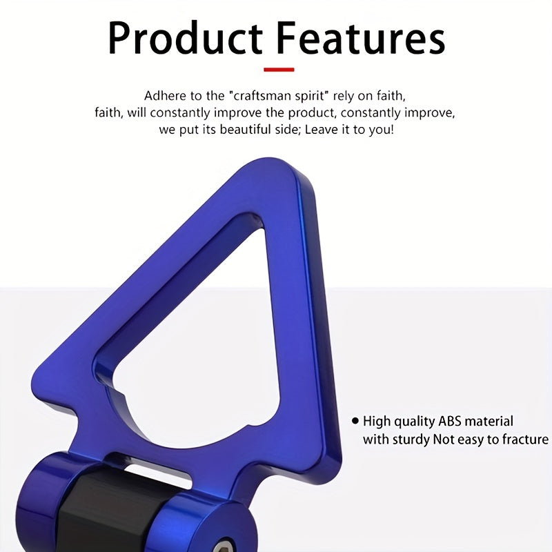 Universal Car Tow Hook Triangle Auto Trailer Bumper Decor Accessory