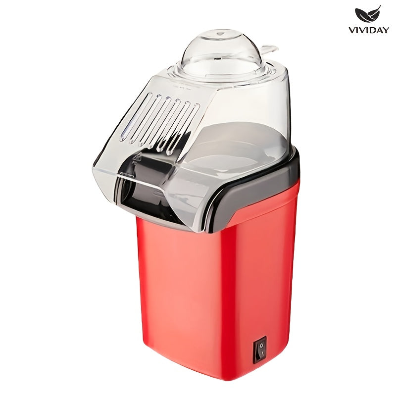 Aqlli harorat nazorati bilan avtomatik popcorn mashinasi, oson tozalanadi. Uy, piknik va tabiatda yurish uchun. 220-240V Evropa standarti rozetkasi. PP materialidan tayyorlangan, batareyasiz.