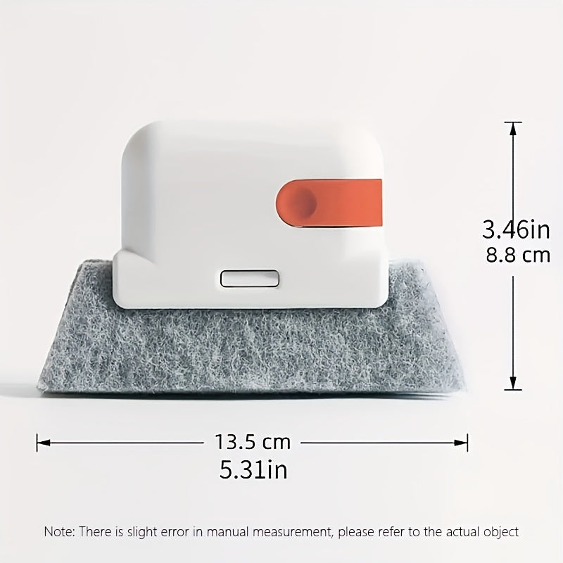 Multi-Colored Cleaning Brush for Door and Window Tracks Hard-to-Reach Gaps