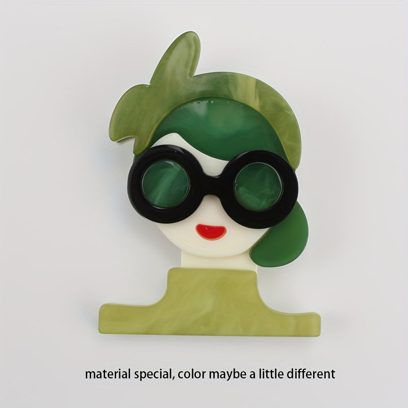 Women's Acrylic Brooch Accessories Elegant Stylish Fashion Jewelry