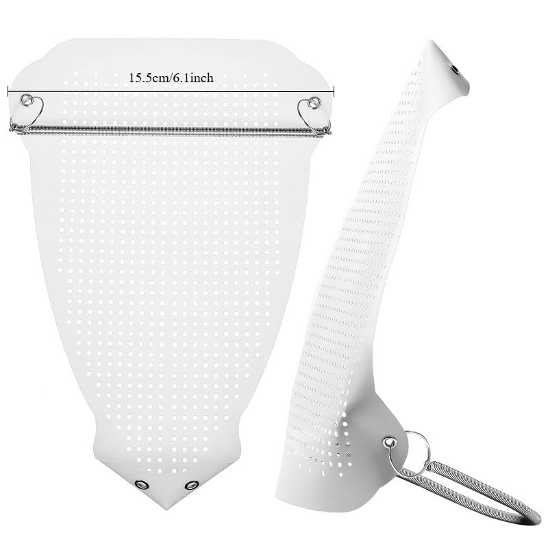 White Teflon Iron Shoe Cover Heat Resistant Sole Protector for Irons