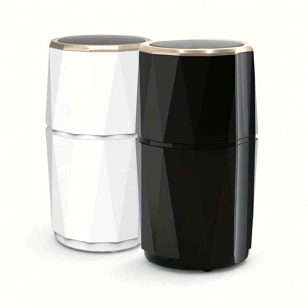 Kofe donalari, ziravorlar, yong‘oqlar va chili qalampirlari uchun ko‘p funksiyali elektr maydalagich, zanglamaydigan po‘latdan yasalgan pichoq bilan. Zamonaviy qora dizaynda oson bir bosish bilan ishlash.