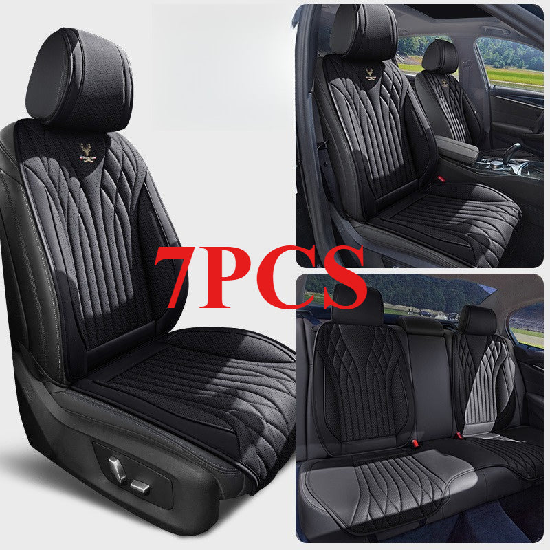 7 Pieces Breathable Soft Car Seat Covers Universal Fit for All Vehicles