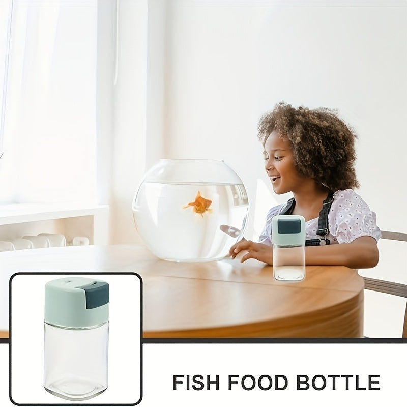Fish Feeding Bottle with Moisture-Proof Design Non-Automatic Portion Control Aquarium Food Dispenser