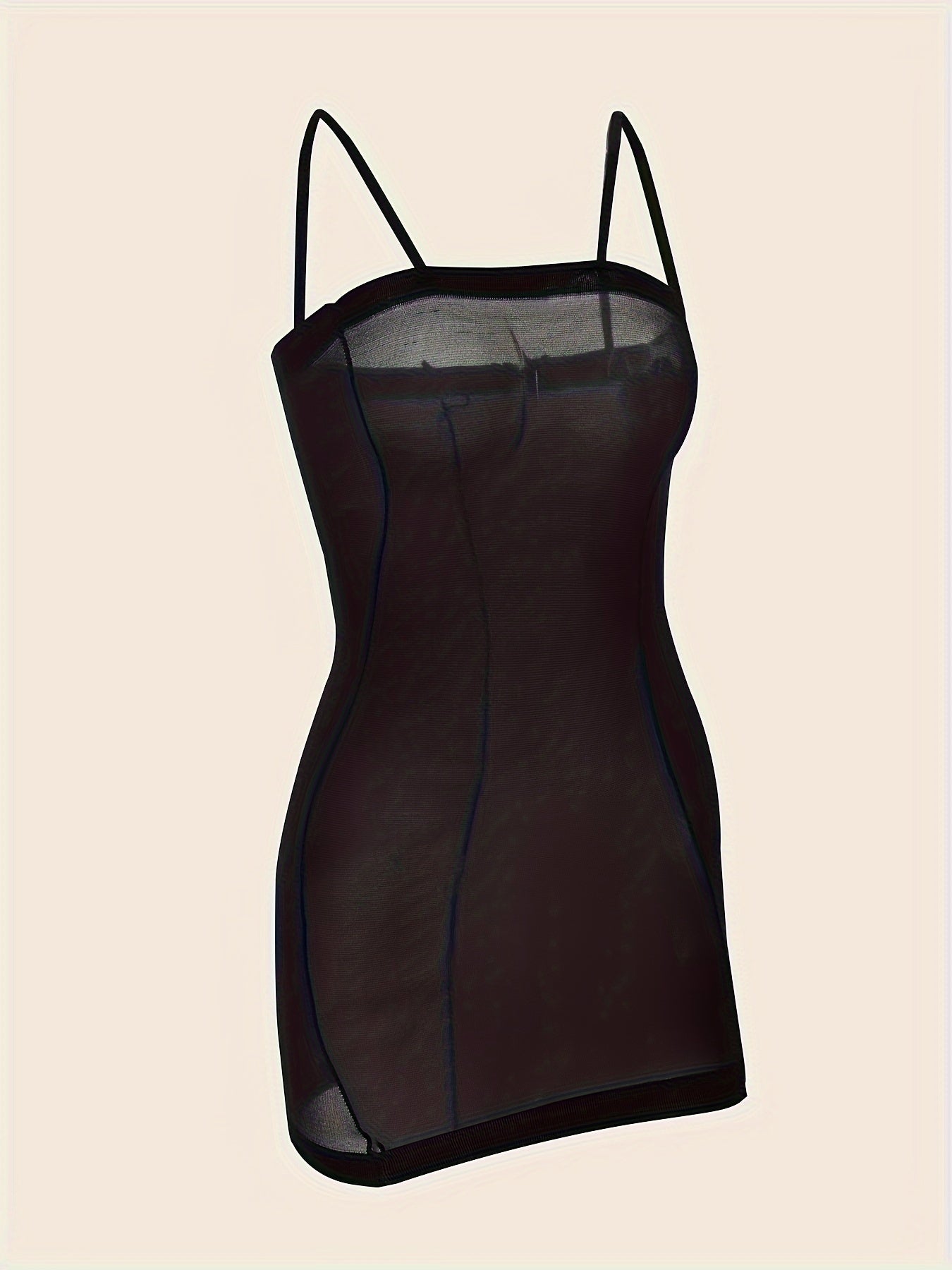 Women's Sexy Lingerie Dress with Strappy Design, Not Included Underwear