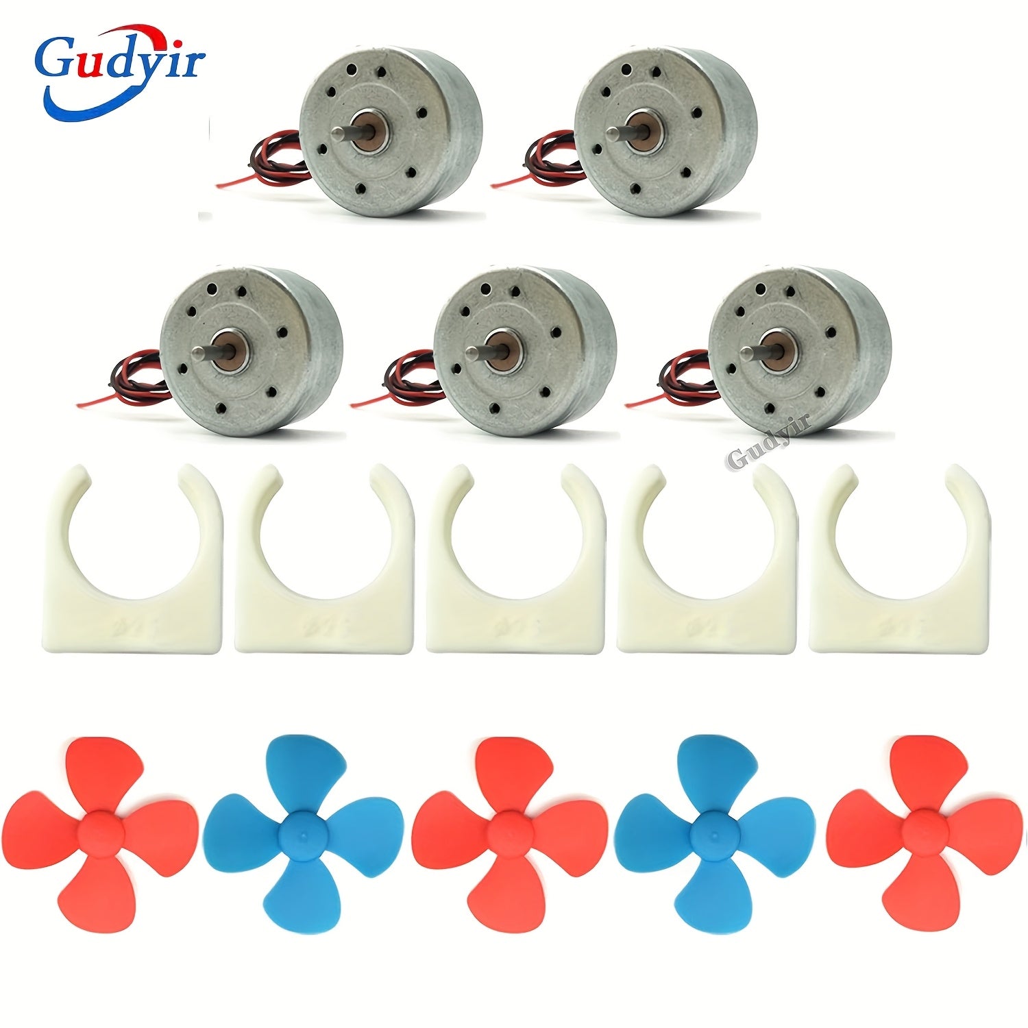 Мини-DC моторы 3В-6В, упаковка из 15 штук, для самодельных игрушек, ветряных турбин, ручных генераторов