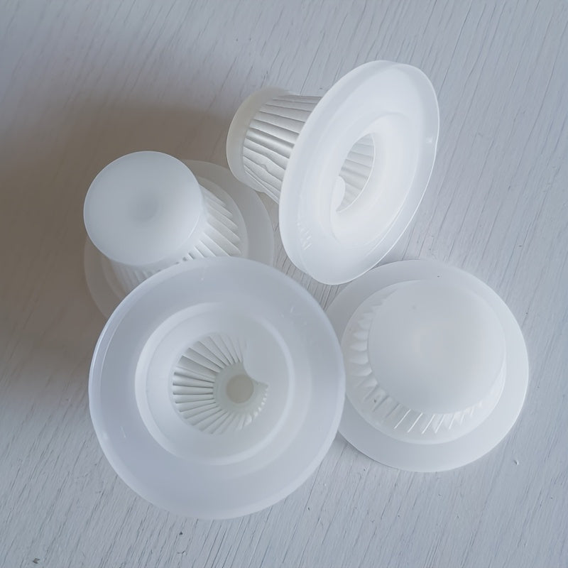 Комплект из 4 моющихся силиконовых HEPA-фильтров для автомобильного пылесоса, замена