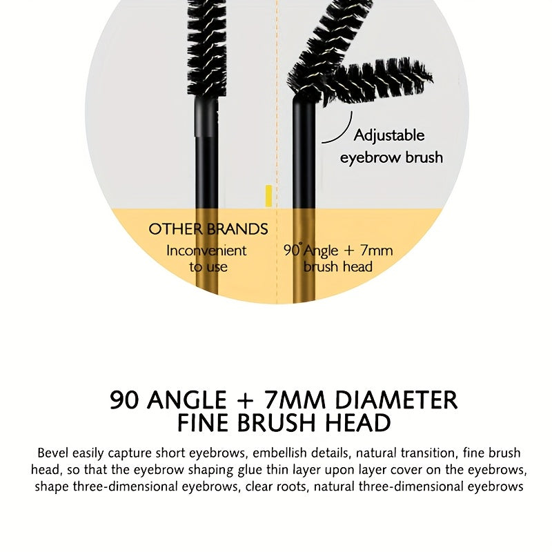 Женский водостойкий гель для укладки бровей с щеточкой