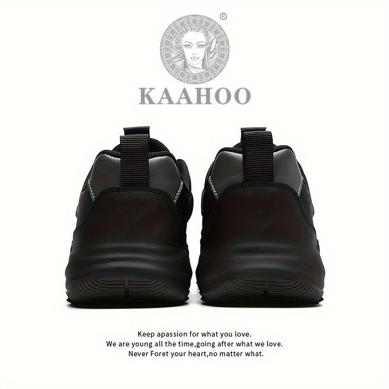 Men's Breathable Lightweight Platform Sneakers for Walking and Running in Spring Summer Casual Comfort